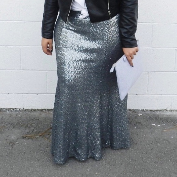 lane bryant sequin skirts